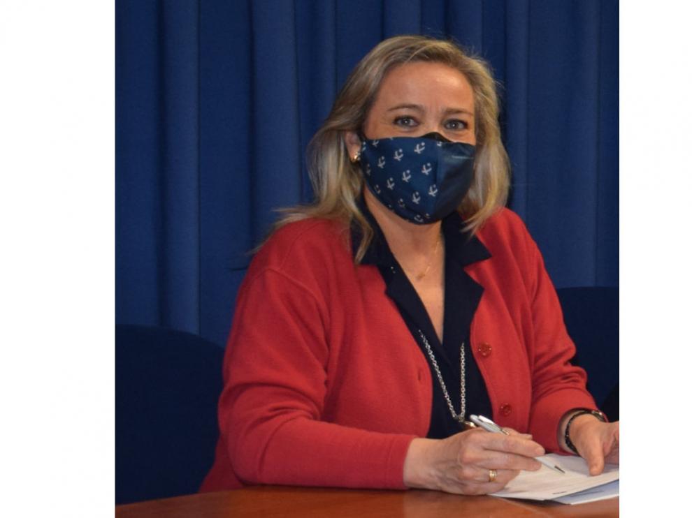 Carmen Tosat es la presidenta del Colegio de Enfermería de Huesca.