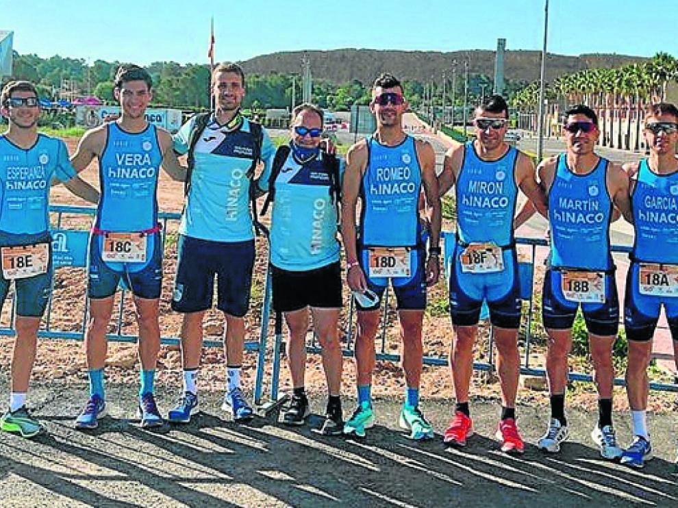 Equipo del Hinaco CC Monzón en La Nucía.