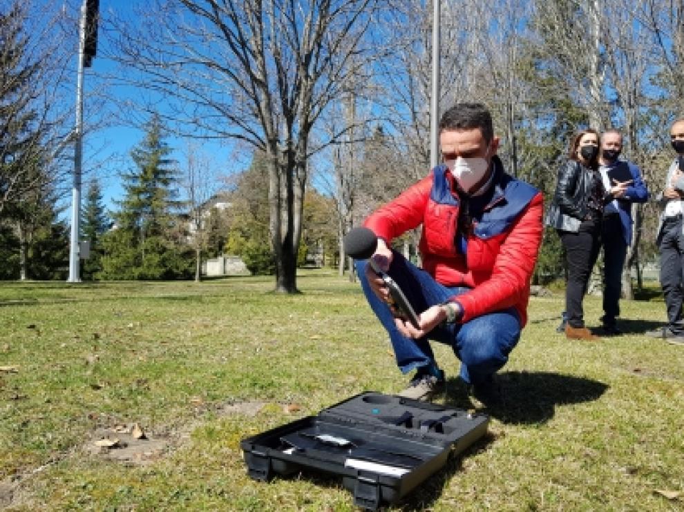 Prueba de las sirenas de Sabiñánigo dentro del Plan de Emergencia Exterior de la localidad
