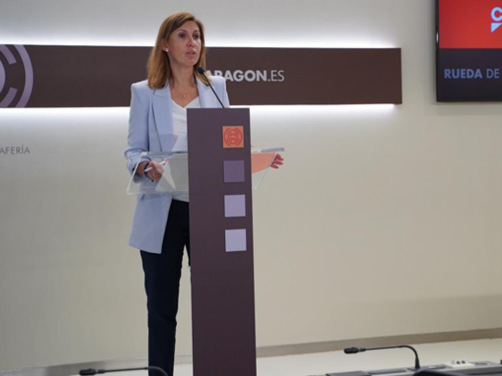 Rueda de prensa de Jara Bernués