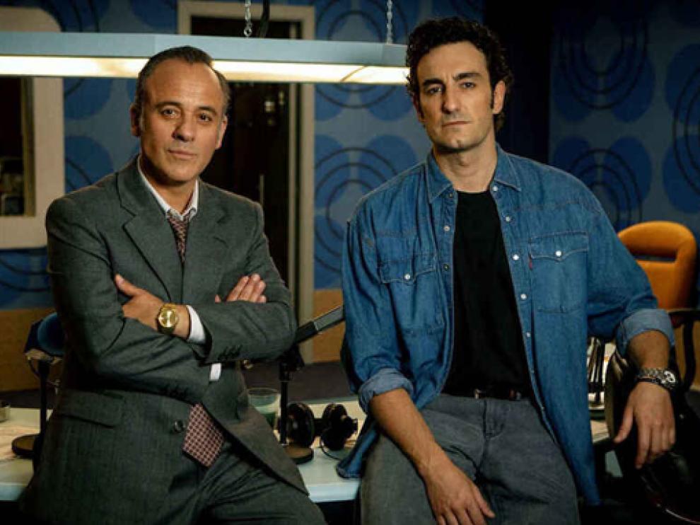 Javier Gutiérrez y Miki Esparbé, rivales en la serie.