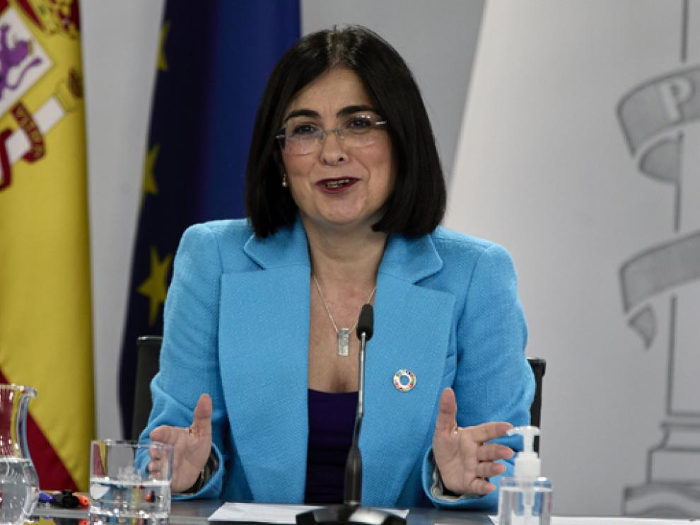 Carolina Darias, ministra de Sanidad.