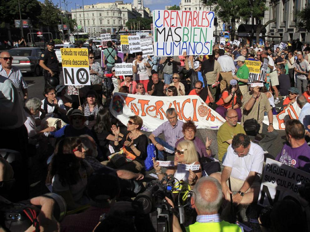 El movimiento 15M supuso una marea por todo el país hace diez años