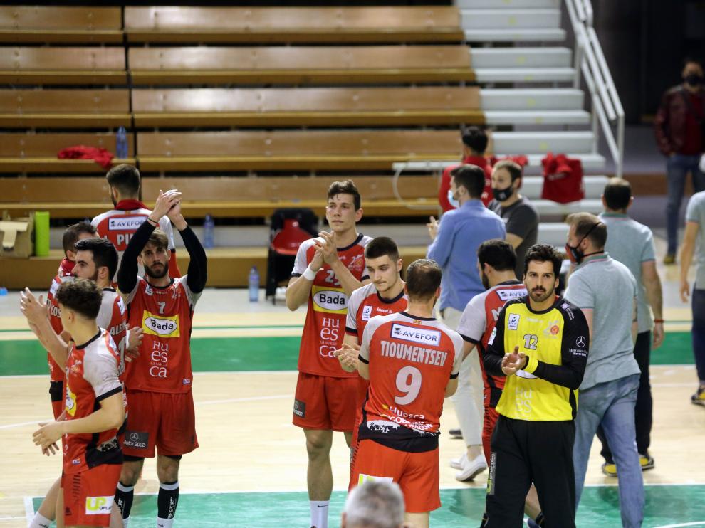 Empate en el Palacio de los Deportes de Huesca.