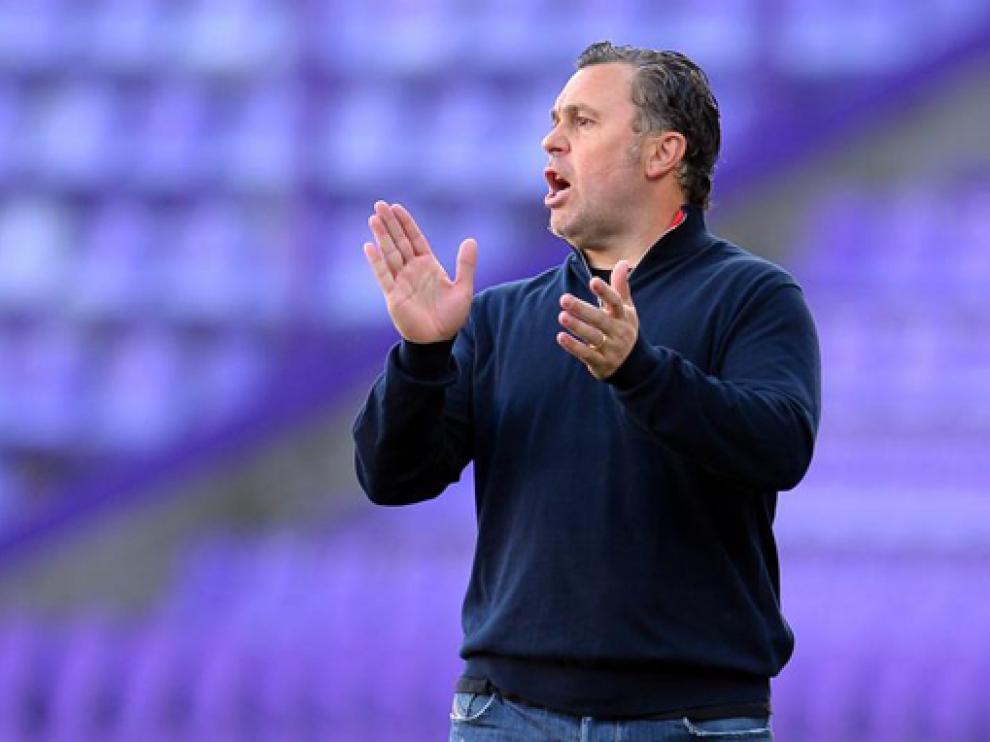 Sergio González, entrenador del Valladolid, durante el partido ante el Villarreal.