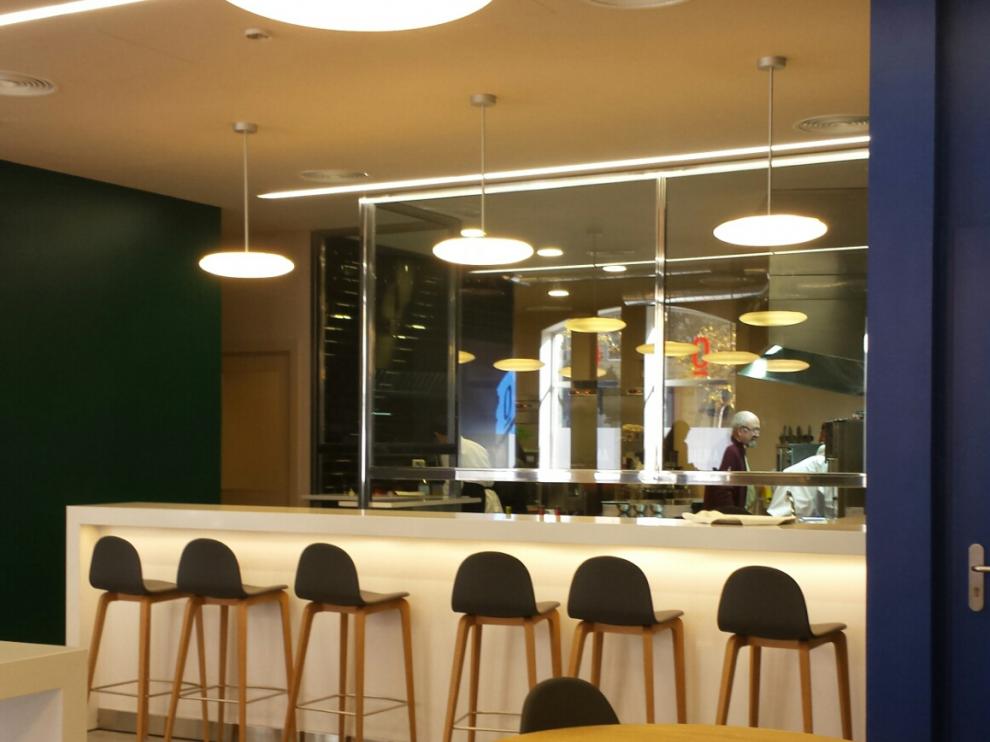 Restaurante Quema en el IAACC Pablo Serrano.