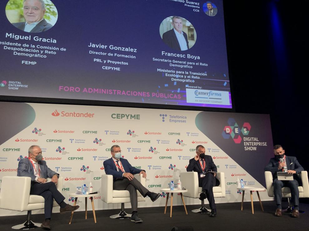Miguel Gracia participa en la edición del Digital Enterprise Show.