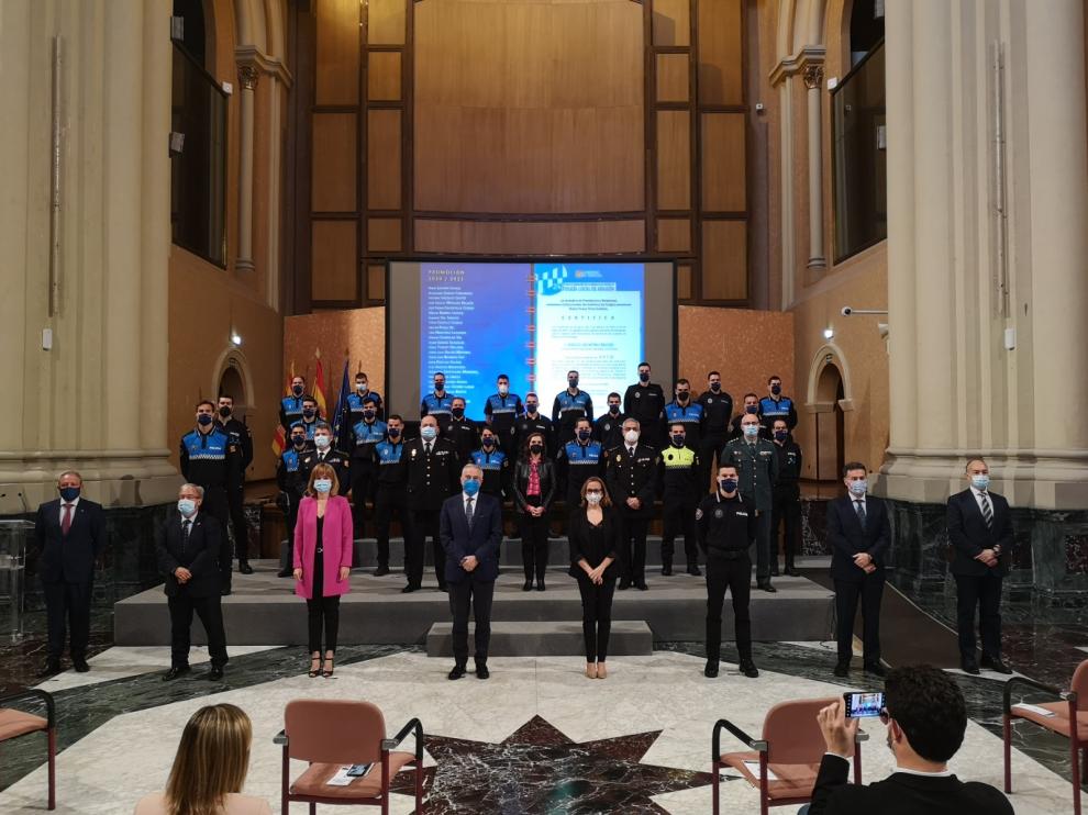 Clausura del XXIV Curso de Formación para Ingreso como Funcionario de Carrera en los cuerpos de Policía Local.