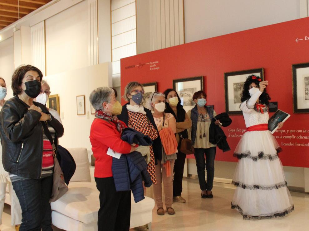 Así ha transcurrido la visita temática en el Museo de Huesca.