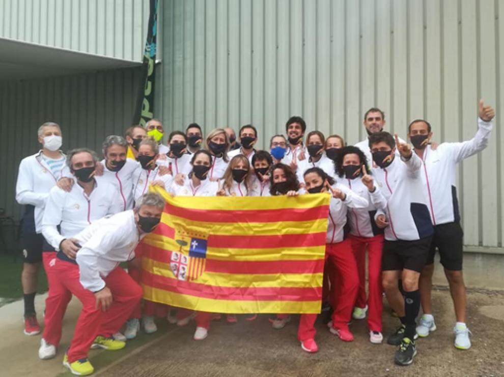 Las selecciones aragonesas de veteranos consiguieron el ascenso a 1ª categoría.