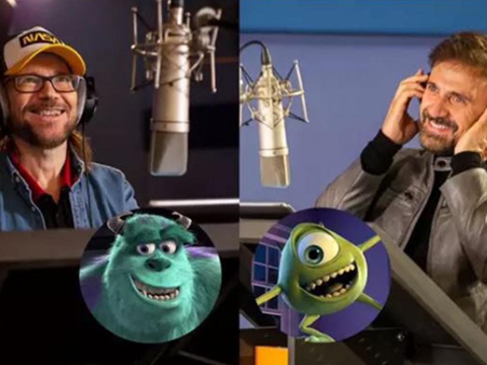 Santiago Segura y José Mota vuelven a poner voz a Mike y Sulley en Monstruos a la obra.