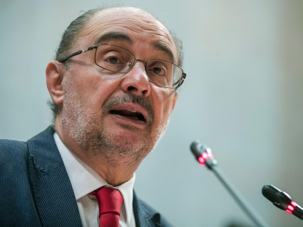 El presidente aragonés, Javier Lambán