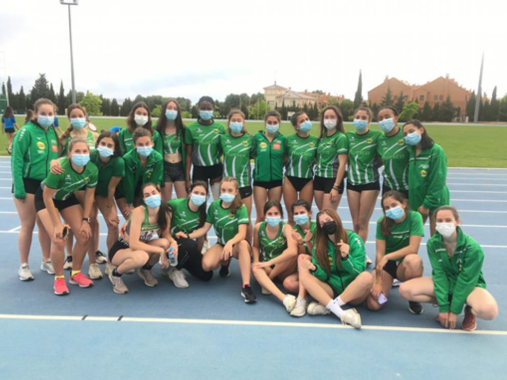 Equipo femenino de Intec-Zoiti que compitió en Albacete a gran nivel.