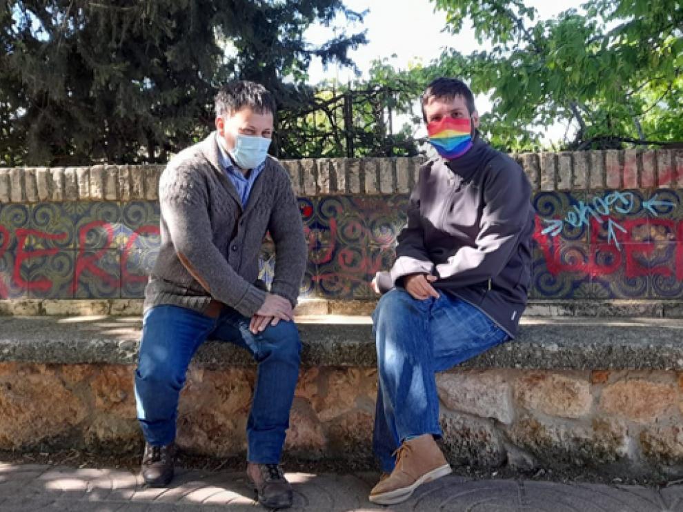 Óscar Sipán y Guillermo Boix, de Con Huesca Podemos Equo