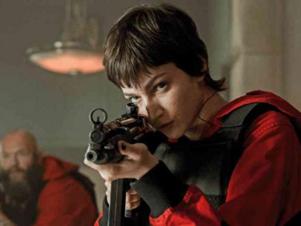 Úrsula Corberó es la protagonista de la serie ‘La casa de papel’.