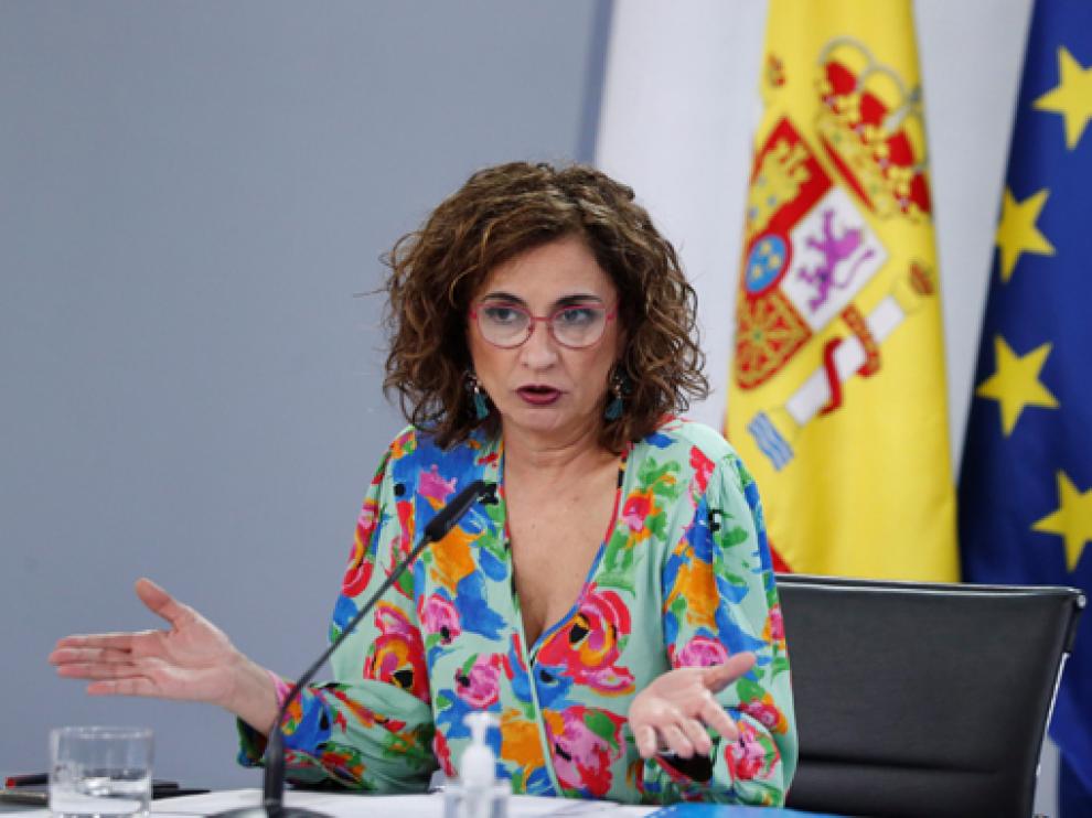 La ministra de Hacienda, María Jesús Montero.