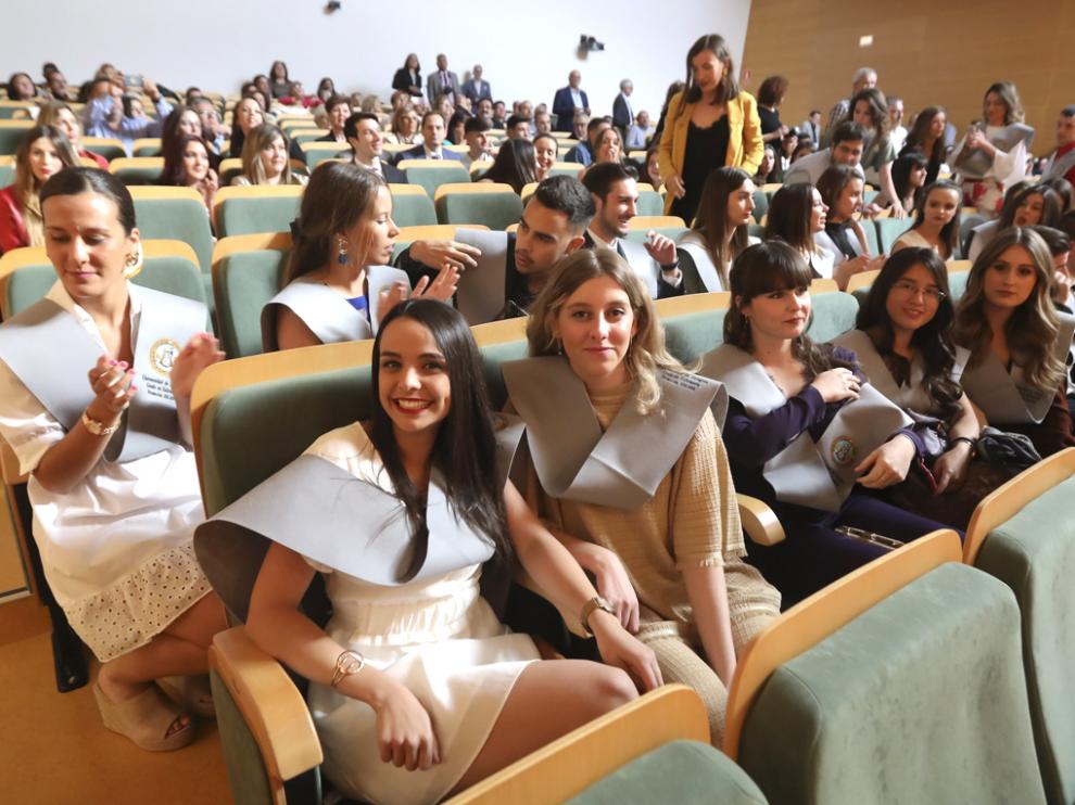 Acto de graduación de enfermería en la Escuela Politécnica de Huesca en 2019