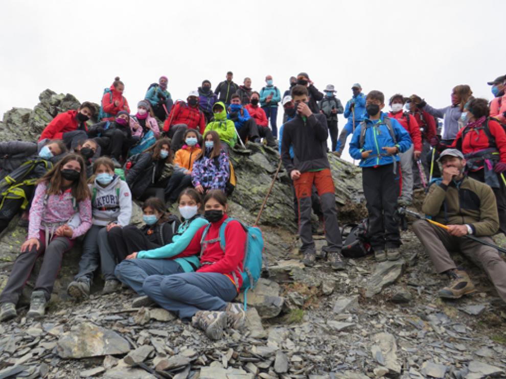 En la cima del pico Bernatuara.