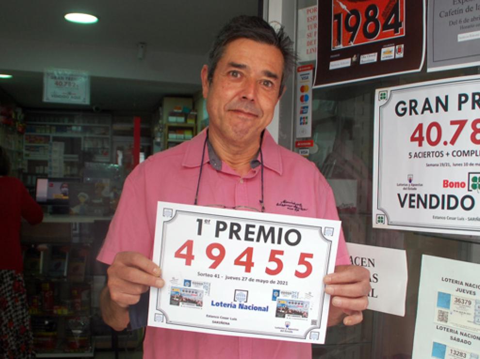 César Luis Vázquez, en su administración de Sariñena