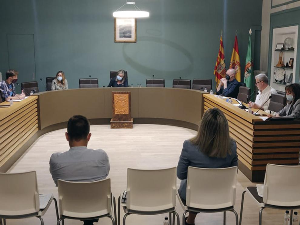 Pleno celebrado el pasado jueves por la corporación municipal fragatina.