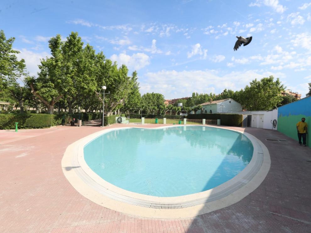 Instalación de la piscina San Jorge