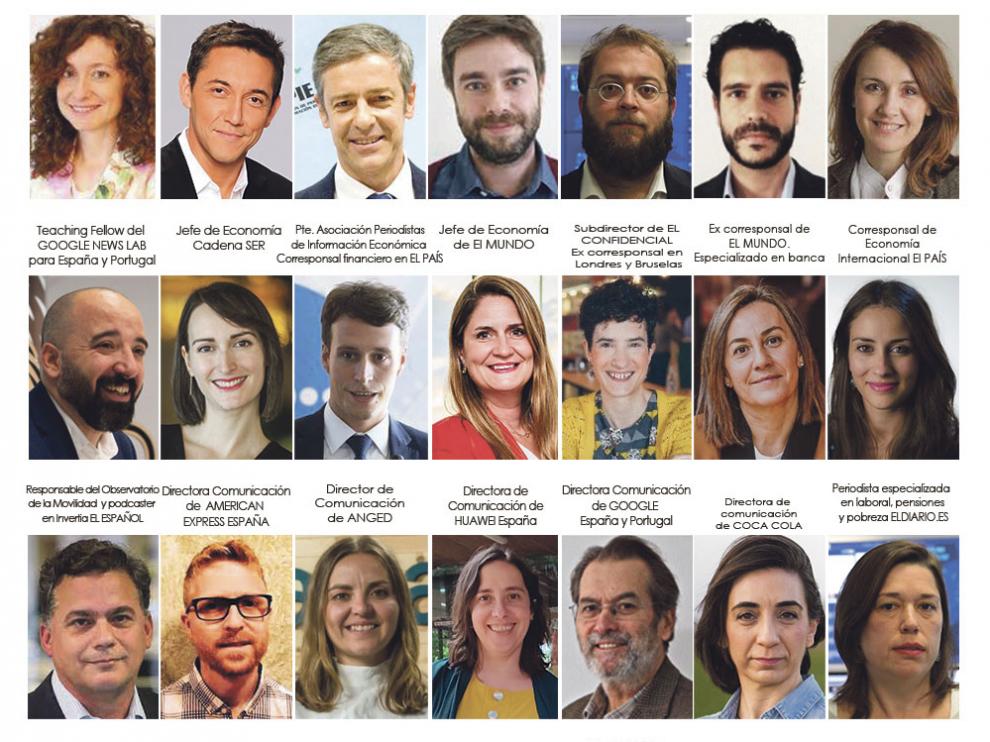 Ponentes del Curso de Comunicación de Alcañiz.