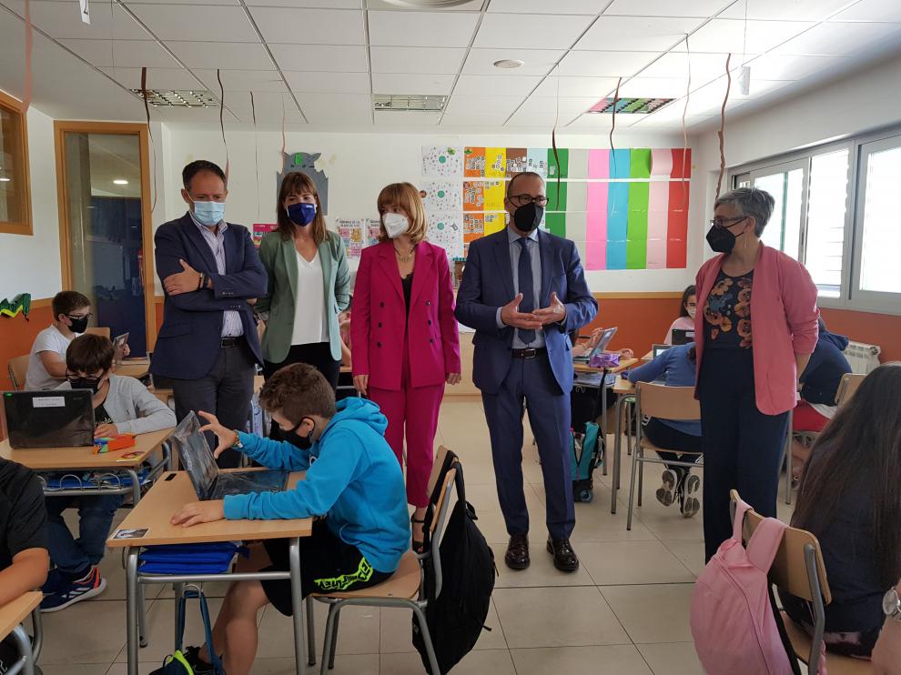 Visita al colegio Lucien Briet en Zaragoza
