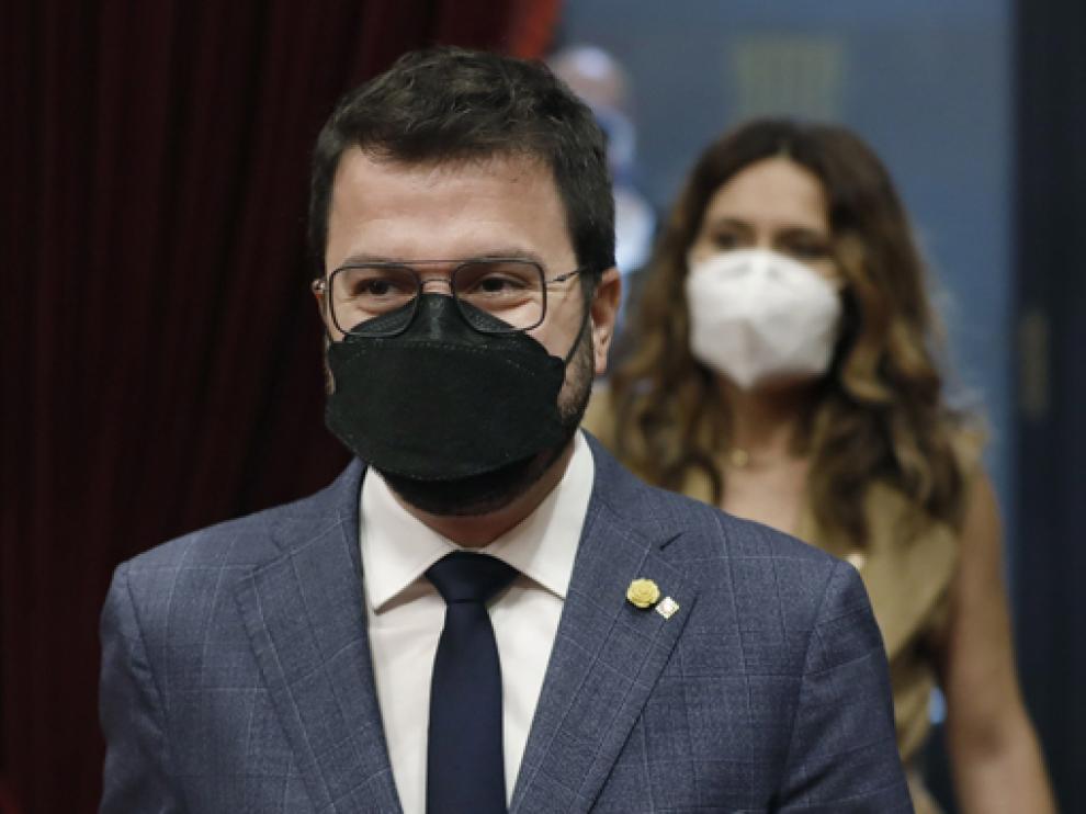 El presidente de la Generalitat, Pere Aragonès.