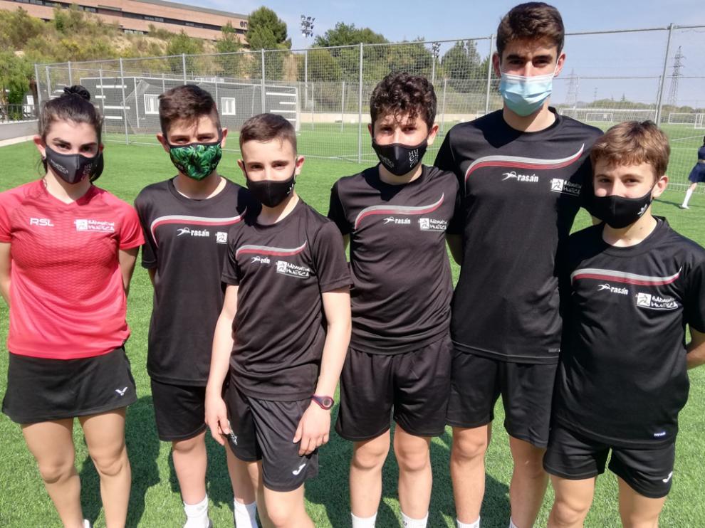 Pérez, Isábal, Gállego, Yagües, Escuer y Bergua, representantes oscenses en Cerdanyola