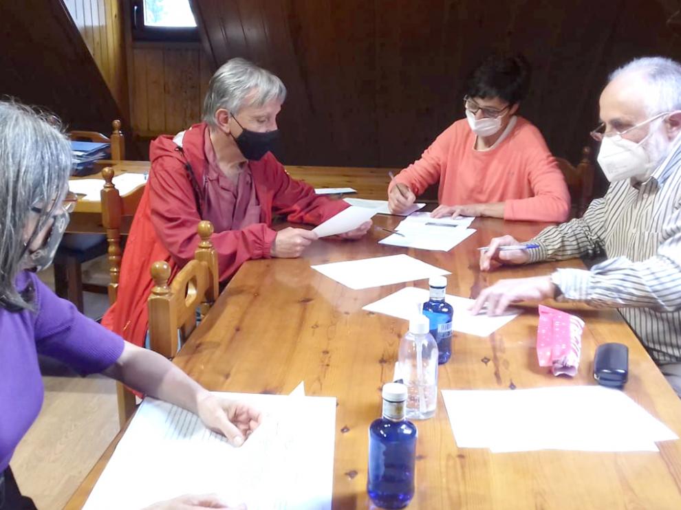 Reunión del jurado del Concurso de Relatos Cortos