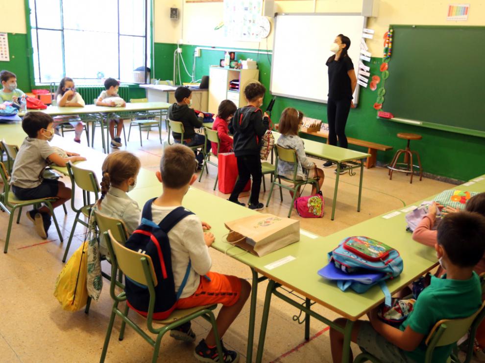 Inicio del curso en el Colegio el Parque de Huesca