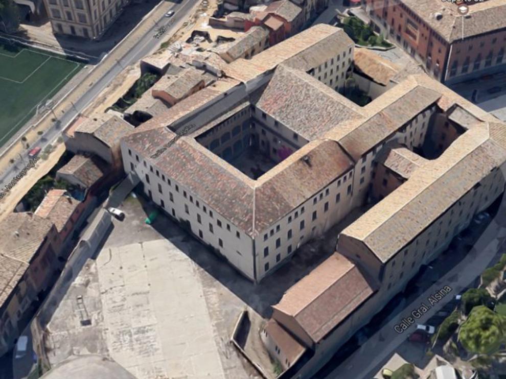 Vista del antiguo seminario de Huesca