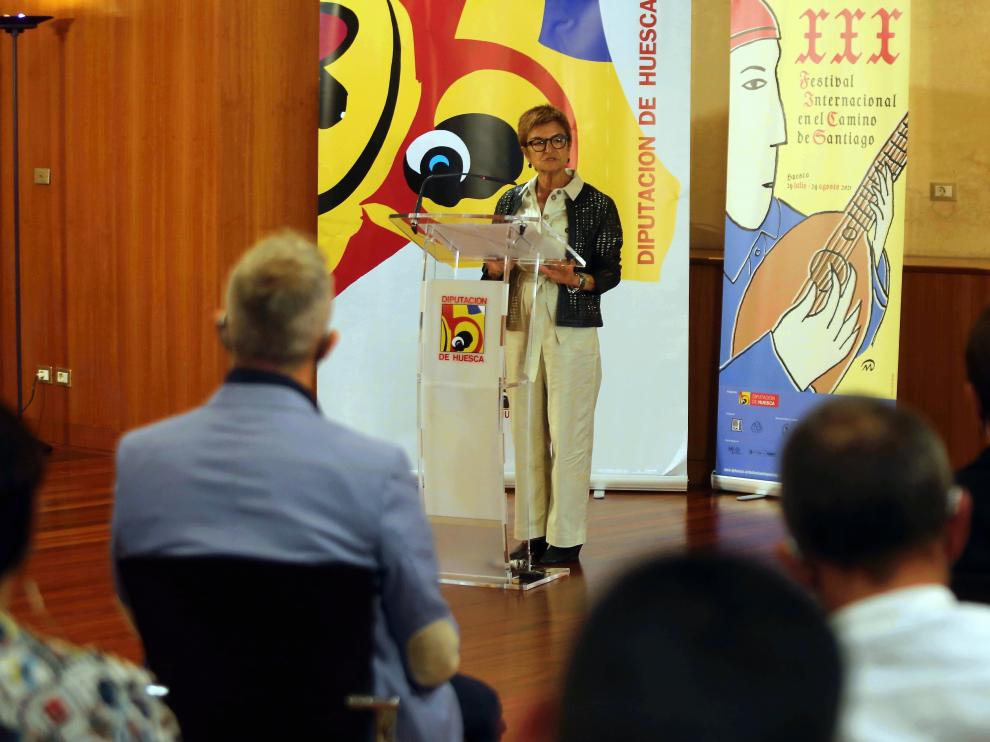 Maribel de Pablo, diputada de Cultura en la DPH, en la presentación del festival.