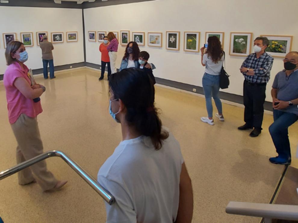 Ambiente en la inauguración de la muestra.