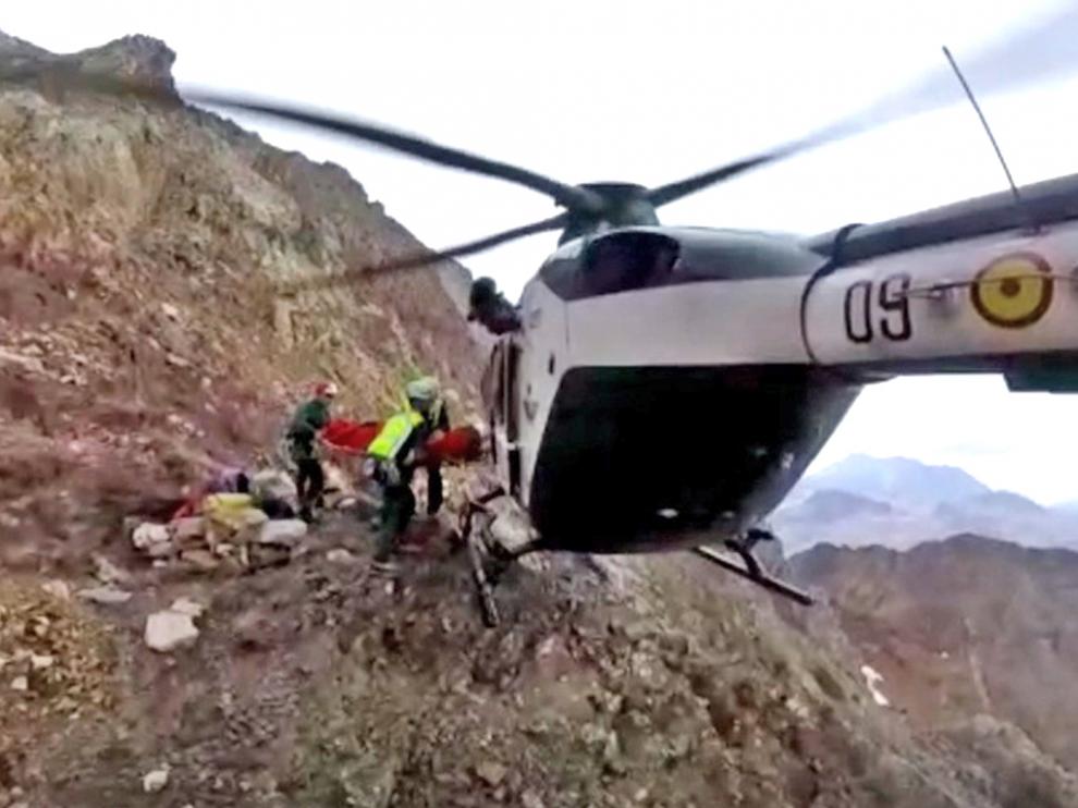 Efectivos del Ereim en un rescate