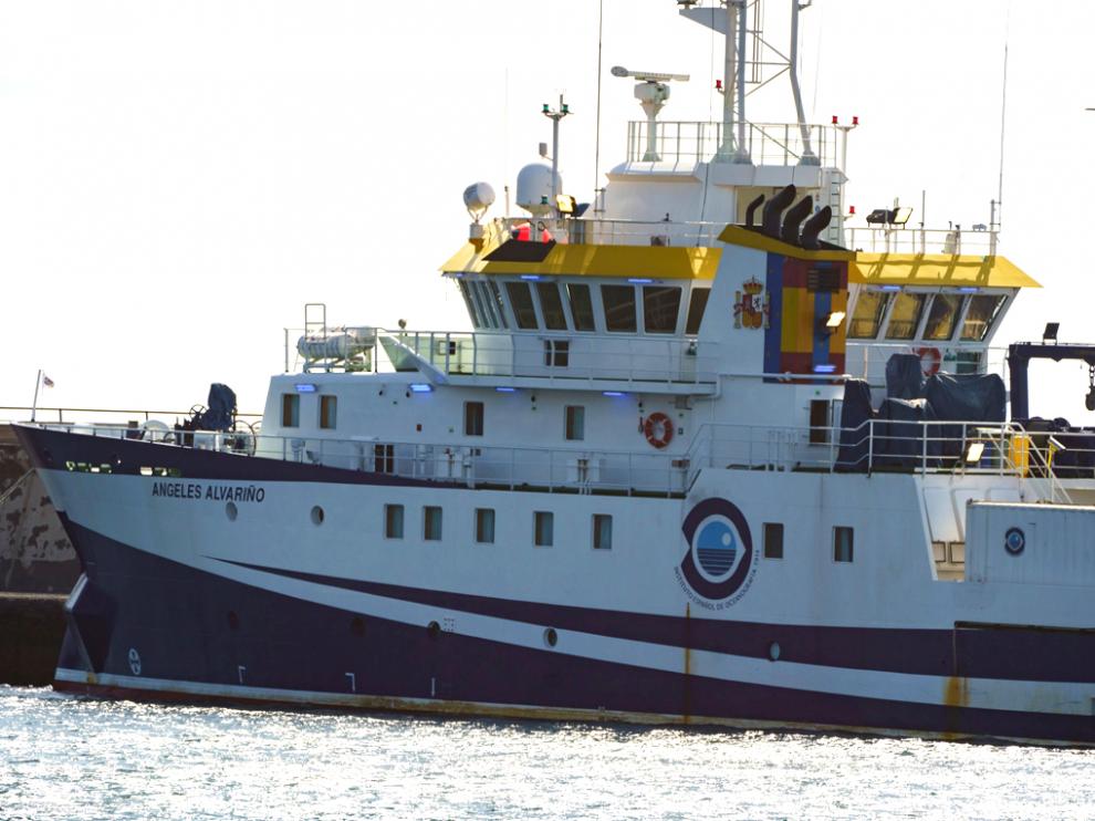 El buque oceanográfico Ángeles Alvariño regresa al Puerto de Santa Cruz de Tenerife por cuestiones técnicas