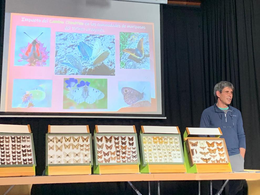 Enrique Murria ofreció una charla sobre el impacto del cambio climático en la población de mariposas
