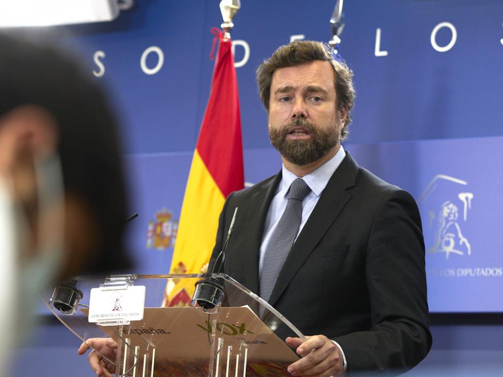 Iván Espinosa de los Monteros, portavoz de Vox en el Congreso