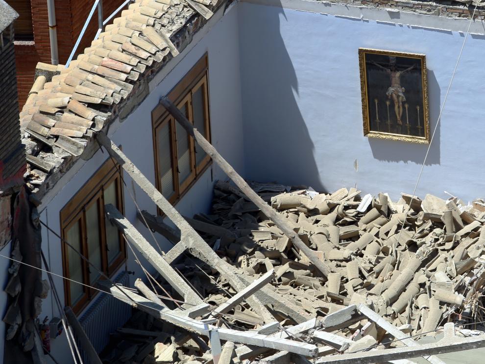 Labores de vigilancia de la zona