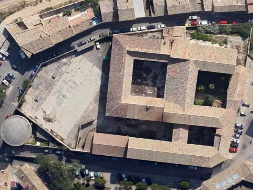 Vista aérea recinto antiguo Seminario de Huesca