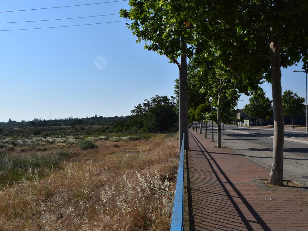 El terreno está ubicado entre la avenida Lérida y la calle Valle Tamarite