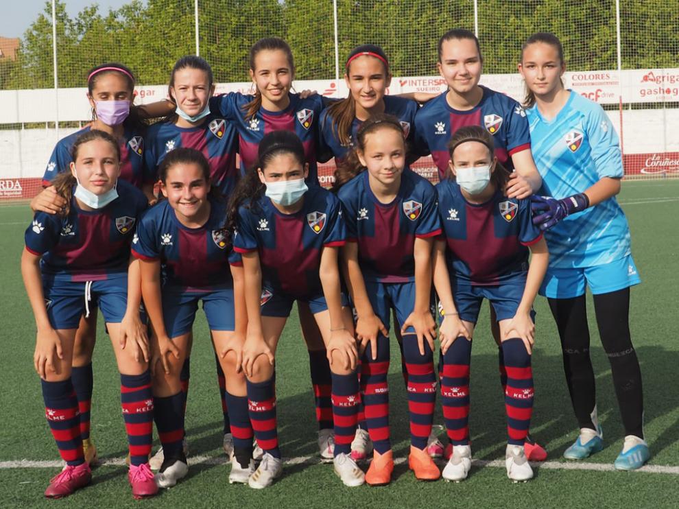 Equipo de la SD Huesca que ganó la Copa Federación en Segunda Territorial