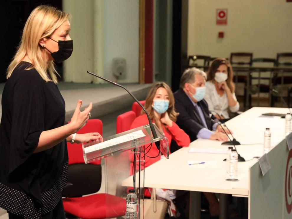 Gastón en la inauguración de la jornada sobre instrumentos financiaros para la internacionalización.