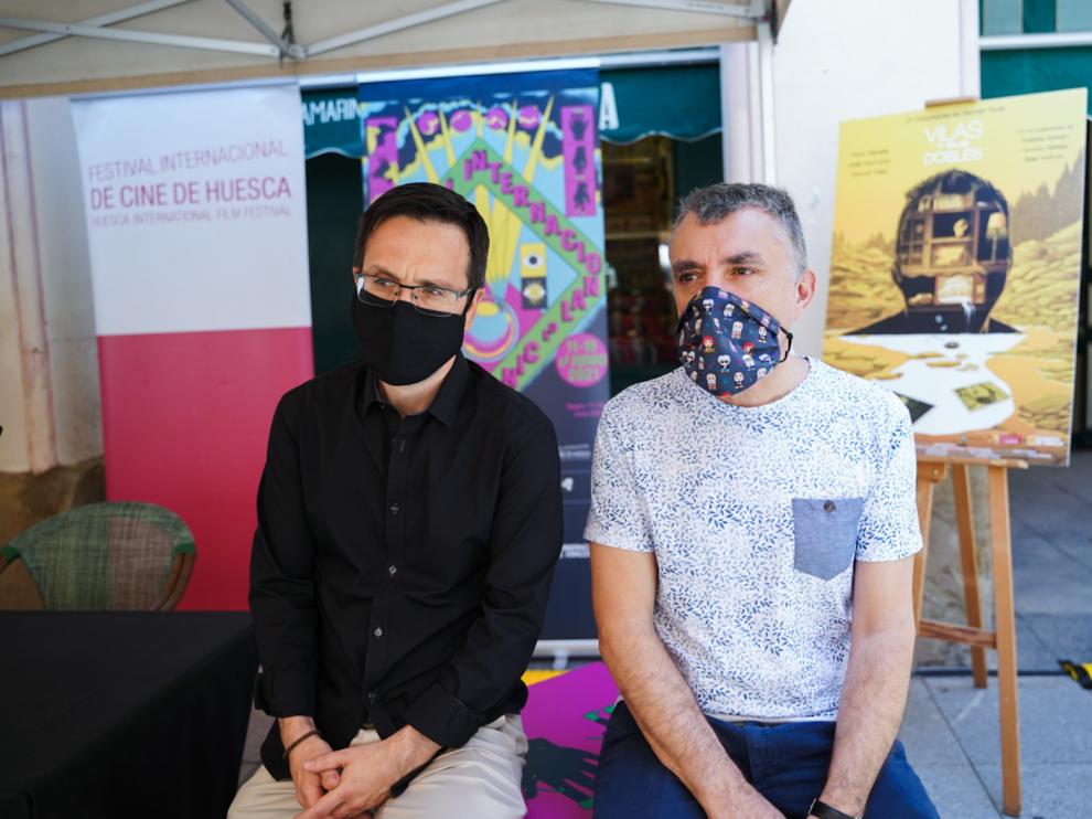 Germán Roda y Manuel Vilas, en La Confianza.
