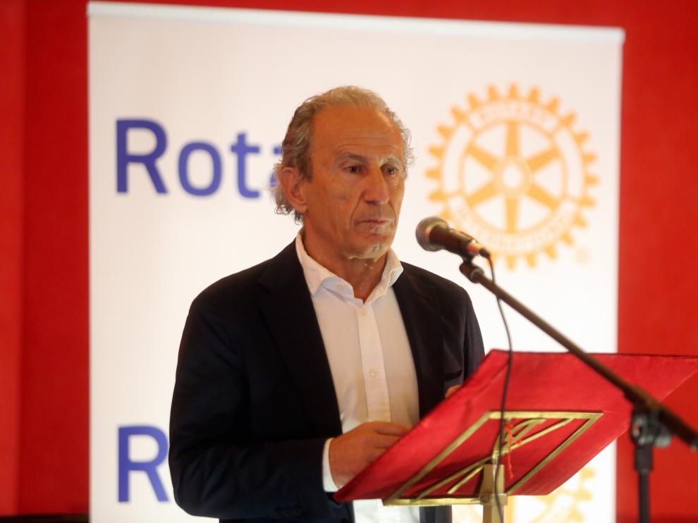 Petón durante el acto de entrega del premio.