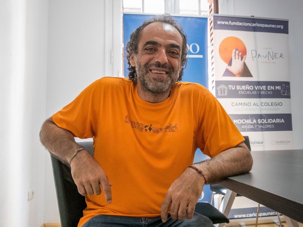 Carlos Pauner, durante la presentación de su nuevo proyecto