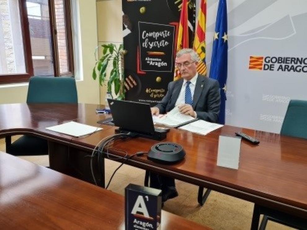 El consejero de Agricultura, Joaquín Olona