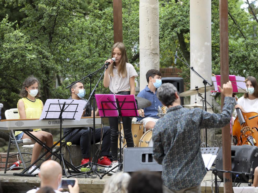 El Parque Miguel Servet ha acogido el concierto de "Jazz for kids"