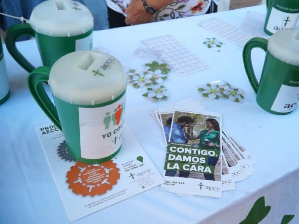 La AECC huesca sale a la calle para recaudar fondos.