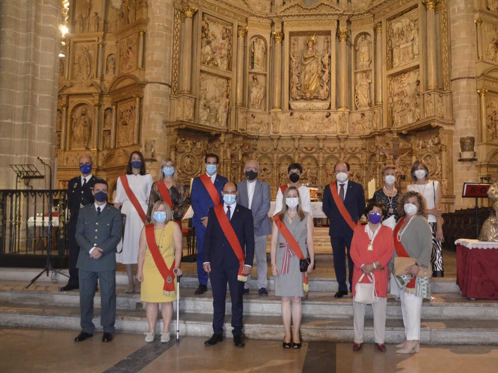 Las principales autoridades han acudido a la misa en honor a San Ramón.